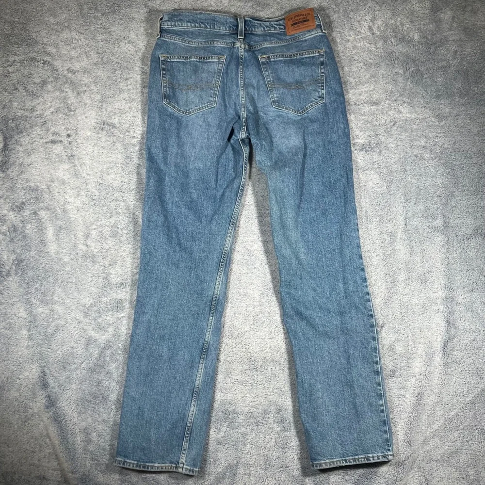 Levi Strauss Signature Gold Mens Straight Fit Medium Wash Jeans W32 L34 (32.5)